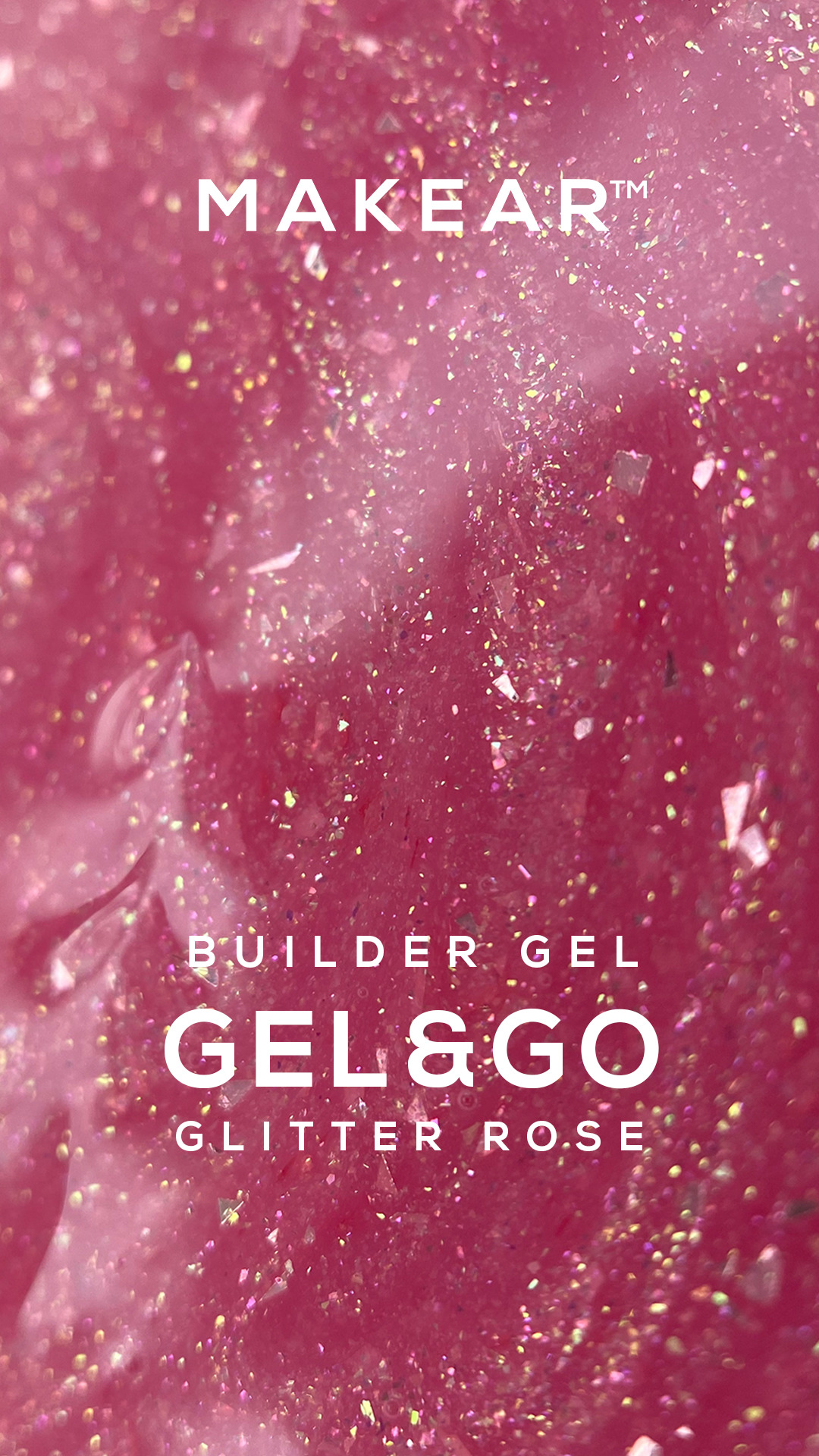 Gel & Co - Gg23 – GLITTER ROSE - 15 Ml MAKEAR