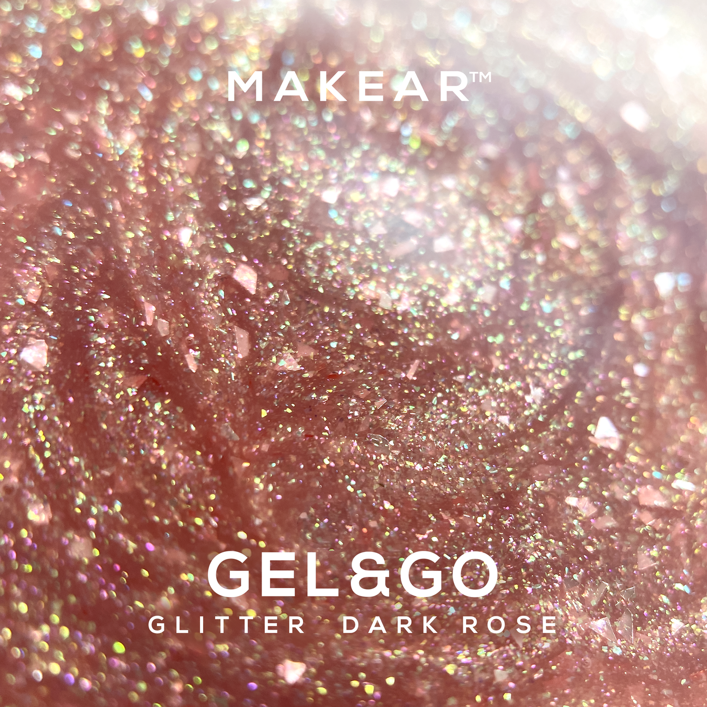 Gel & Co - Gg27 – GLITTER DARK ROSE - 15 Ml MAKEAR