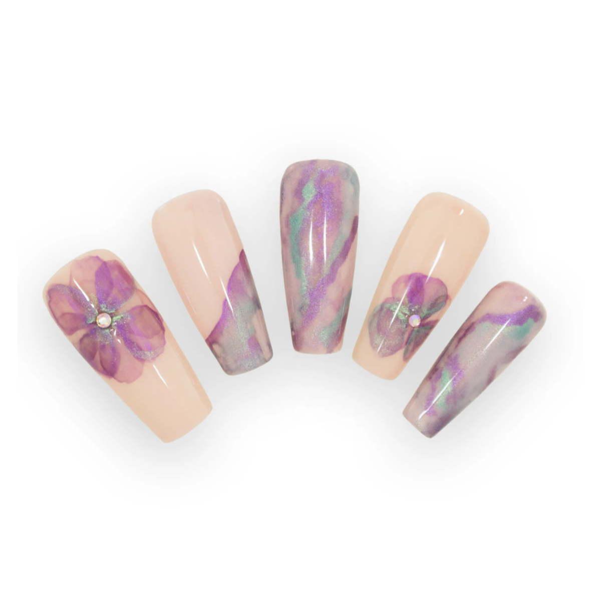 Aquarelle Nail Art - Collection Fluorescente