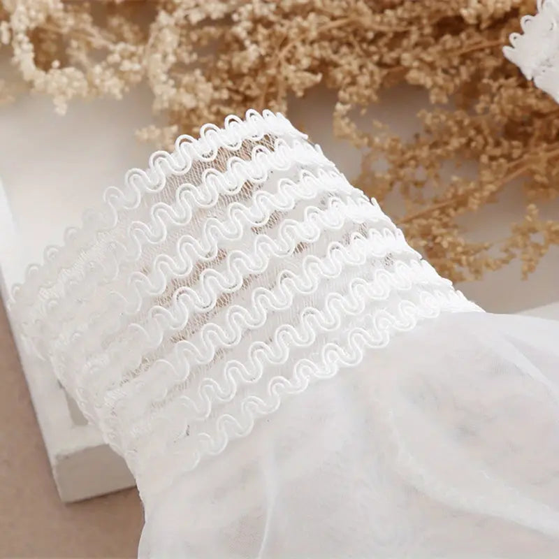 Manche Trompette dentelle (x2) - Académie de l'ongle