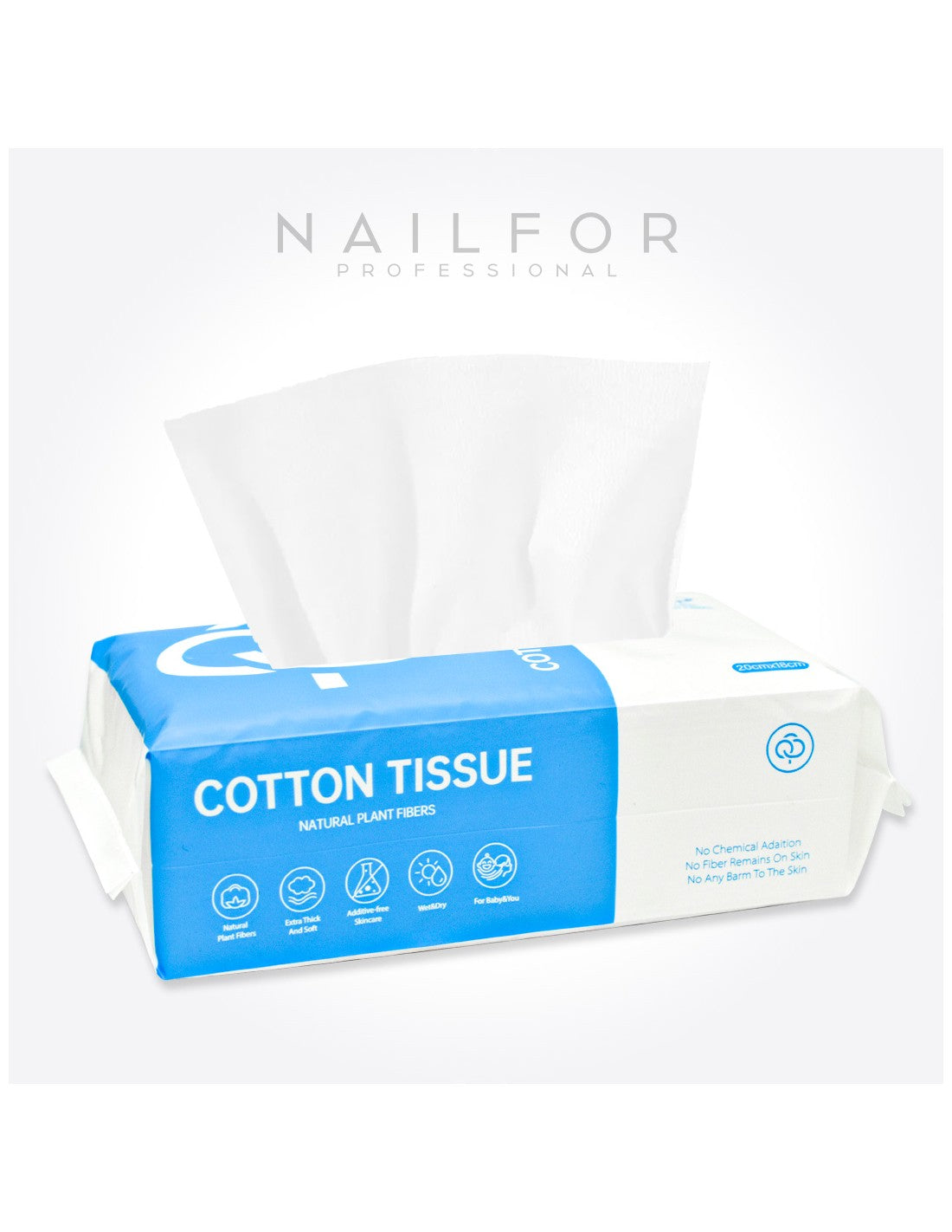 Serviette Jetable En Fibre Naturelles 48 Pcs NAILFOR