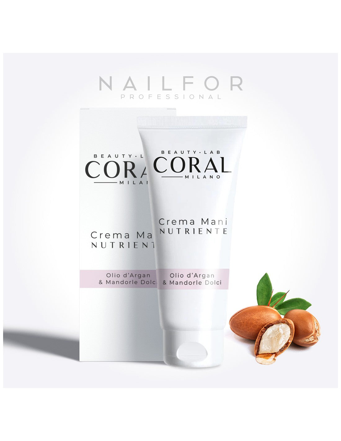 Crème Mains A L'huile D'argan Corail 100 Ml NAILFOR