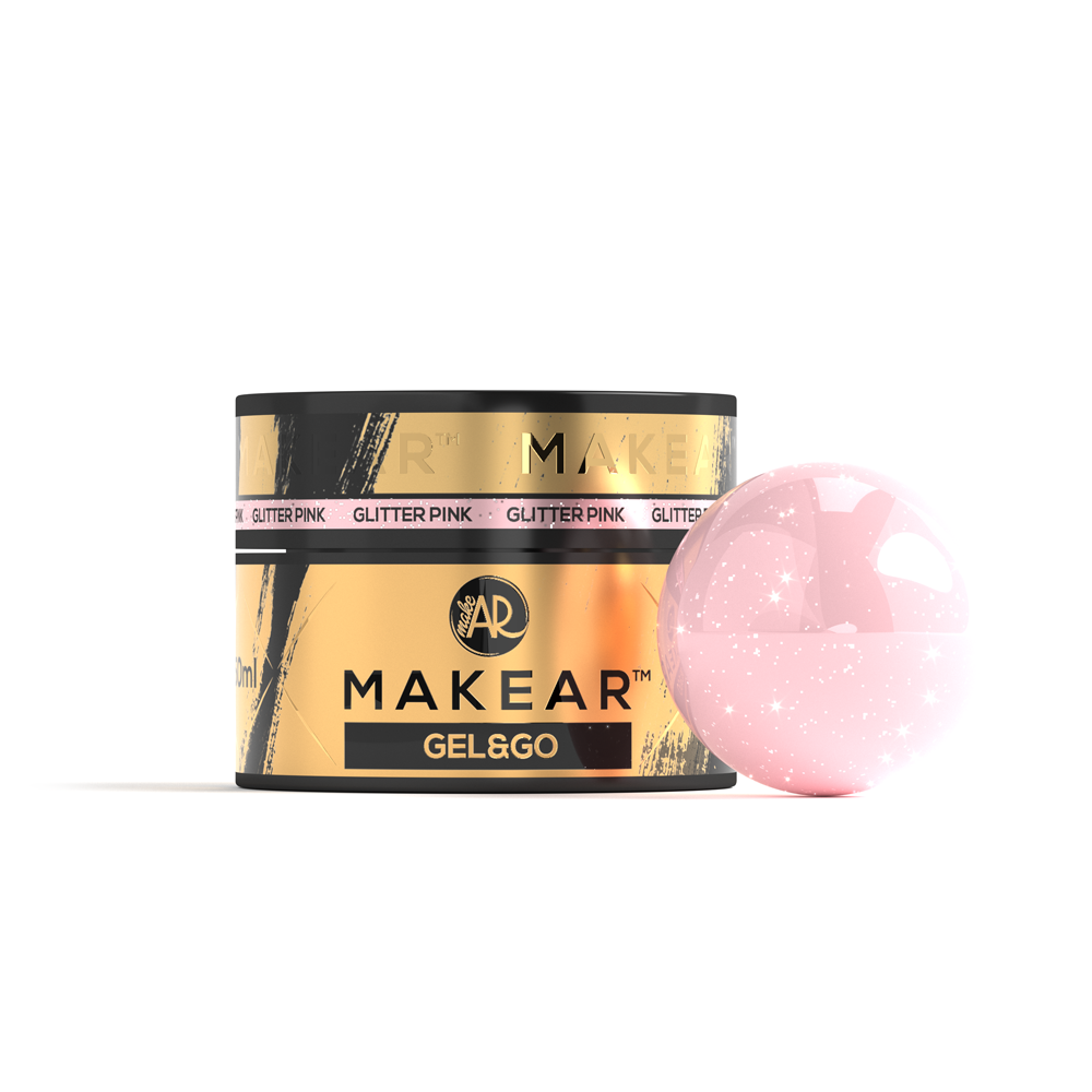 GEL & Co GG22 – GLITTER PINK - MAKEAR - 15 ml