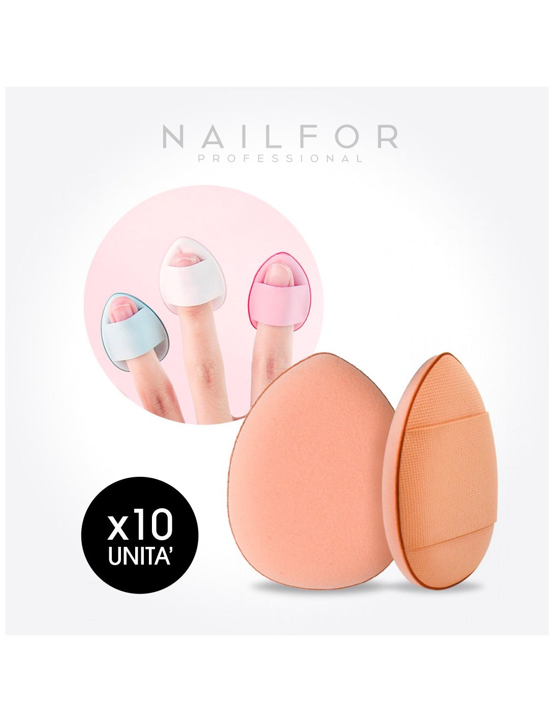 Mini Eponges A Dégrader Nail Art Lot 10 PCS NAILFOR
