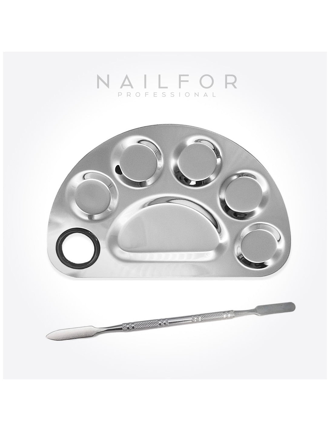 Palette Inox + Mélangeur NAILFOR