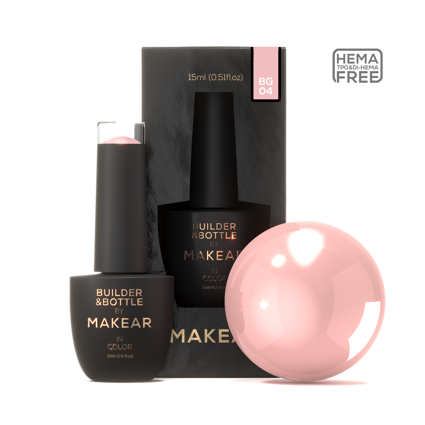 Gel En Flacon Avec Pinceau BG04 MAKEAR