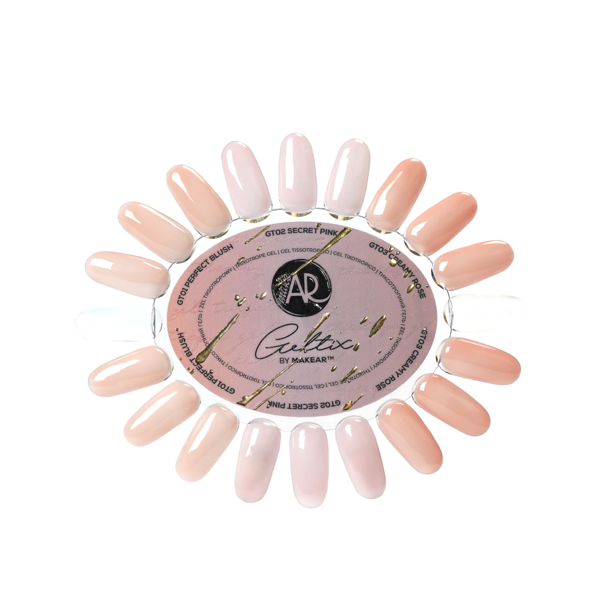 Nuancier Collection GELTIX MAKEAR