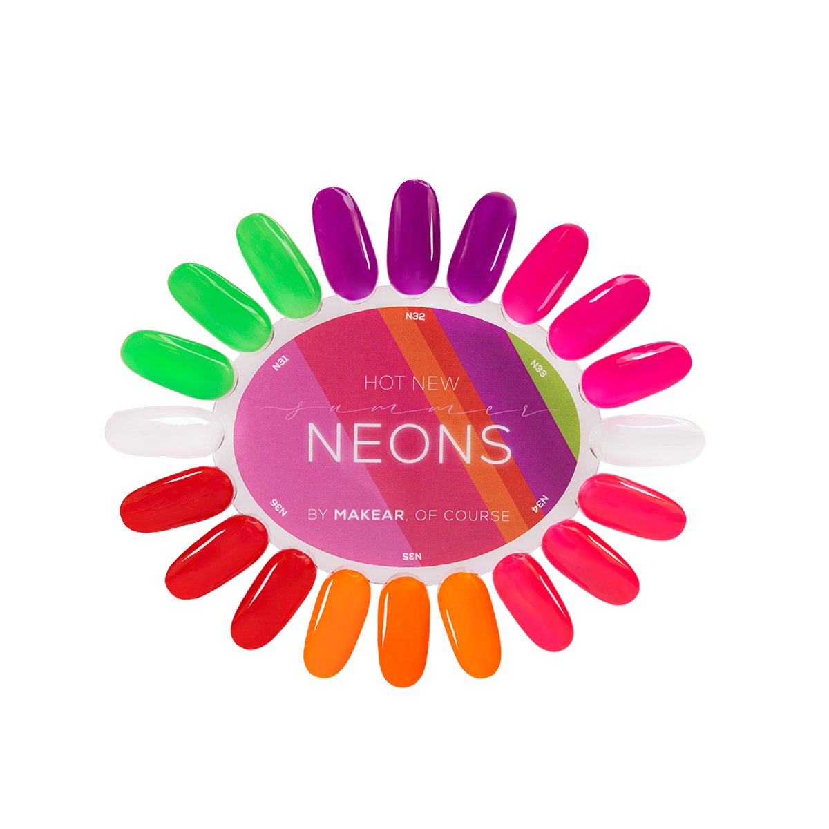 Nuancier Collection NEONS MAKEAR