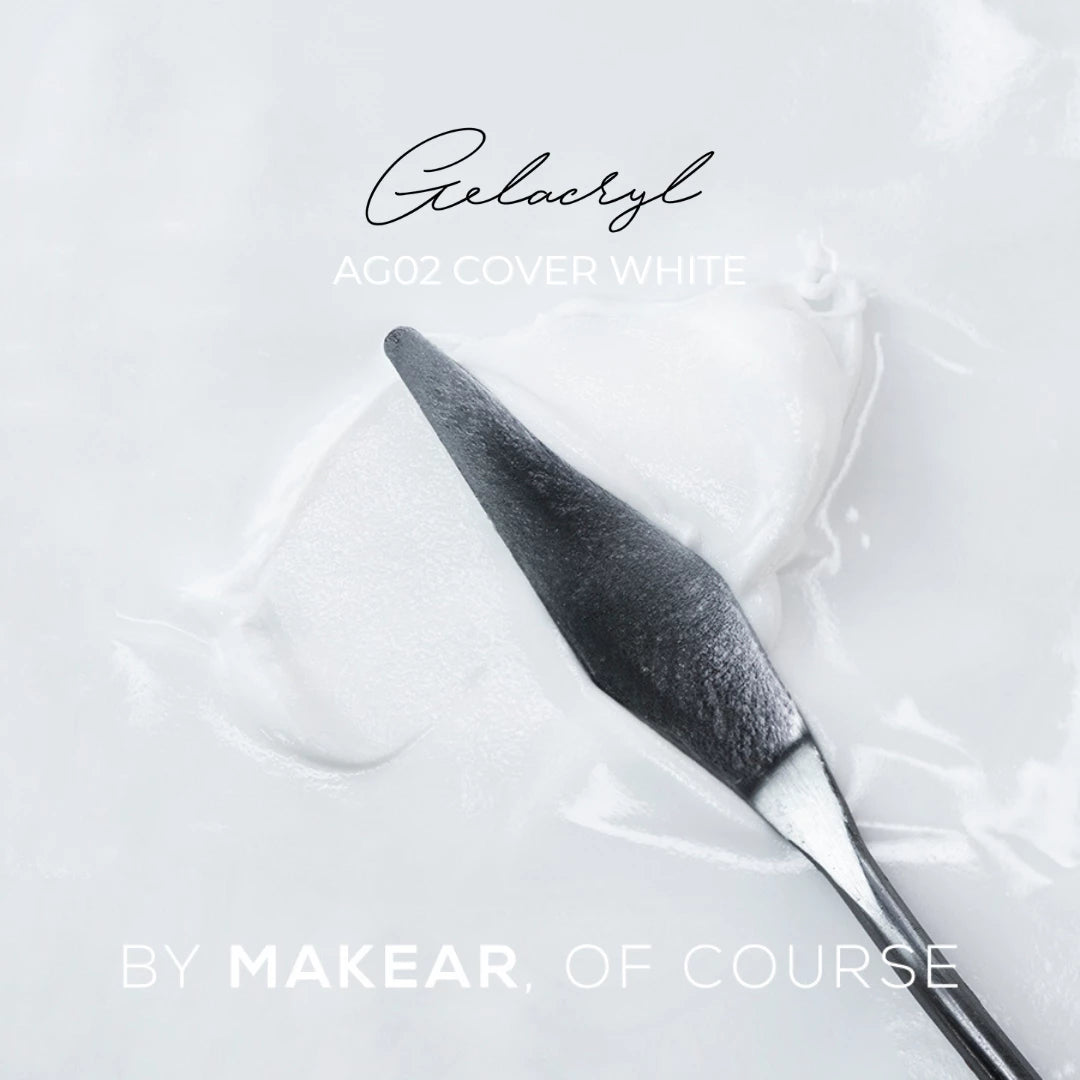 Gelacryl COVER WHITE 30g AG02 MAKEAR