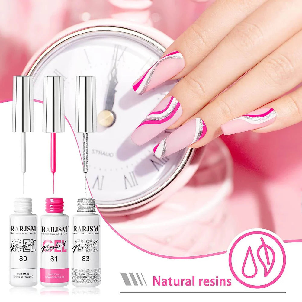 Gel Nail Art 6 Couleurs Vendu Par 6 RARJSM