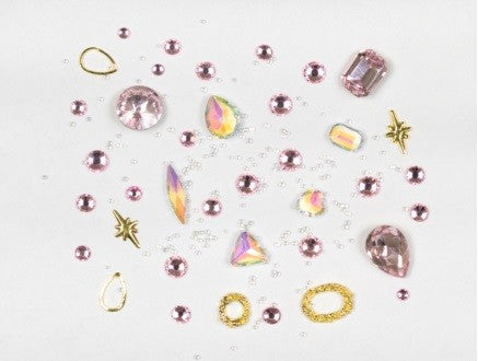 Bijoux Nail Art - Mix Rose