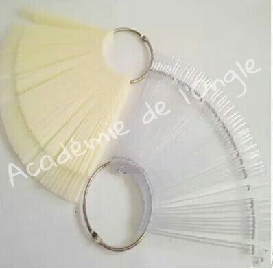 Nuancier 50 Tips CARRE (transparents)