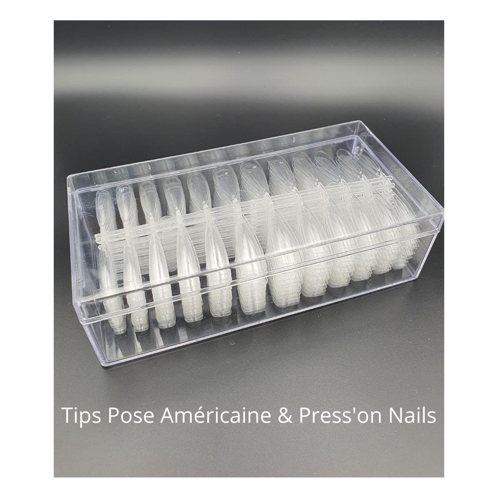 American Tips "Amande Long" (box de 500)