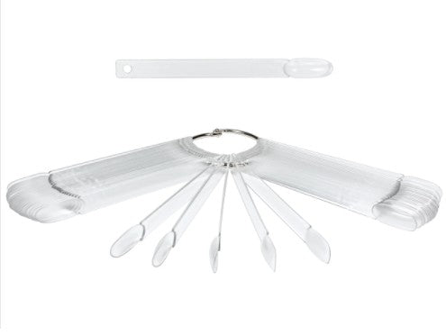 Nuancier 50 Tips AMANDE (transparents) Pré-buffés