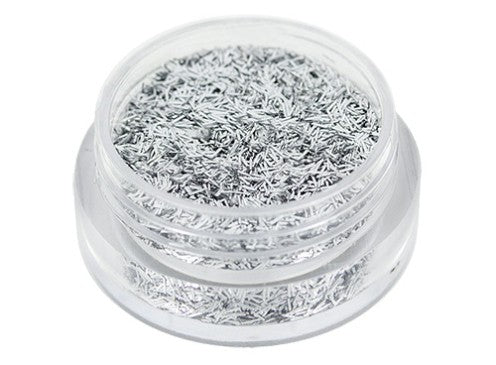 Flitter Stripes - NAIL ART - ARGENT