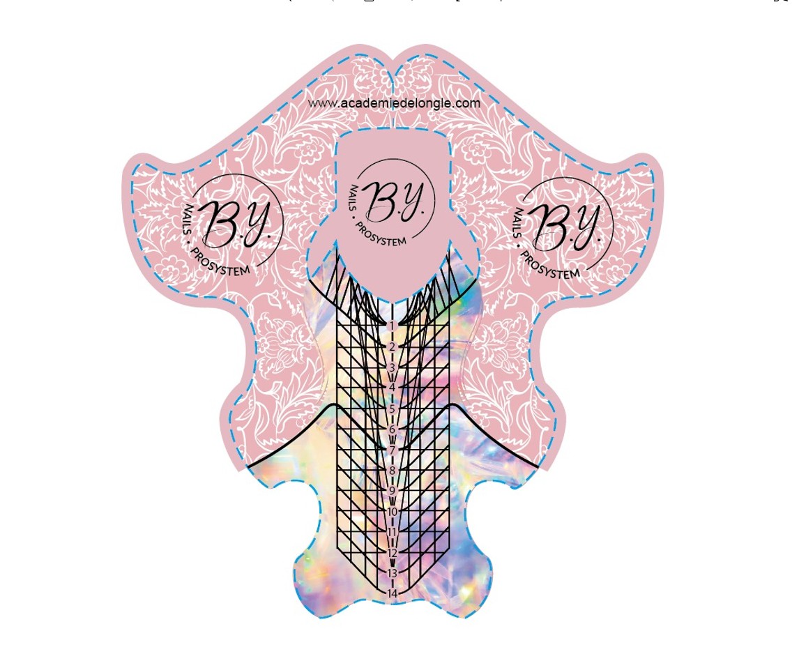 Chablons BY ProSystem Prédécoupés - et racourcissables 300 pièces