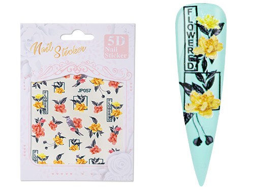 Nail Art Stickers 5D - 24