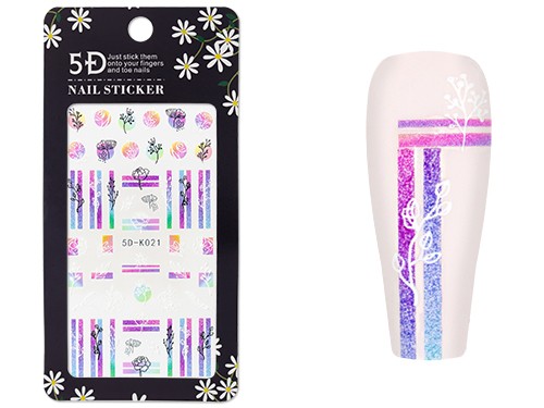 Nail Art Stickers 5D - 12