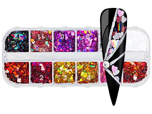 Art & Décoration - Box Petits Coeurs - Assortiment Couleurs