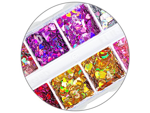Art & Décoration - Box Petits Coeurs - Assortiment Couleurs
