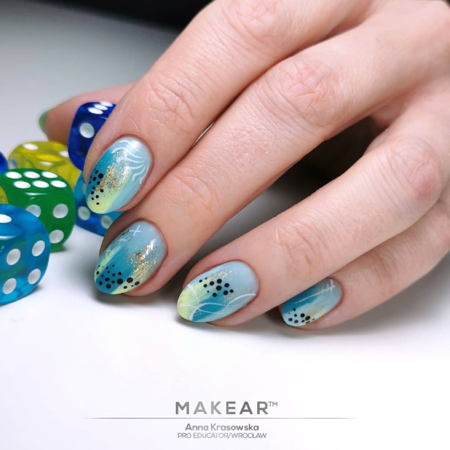 Color Rubber Base 03 - TURQUOISE MAKEAR