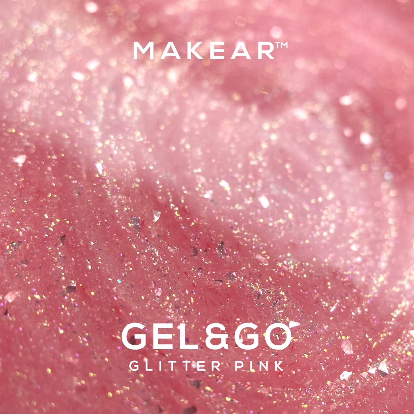 GEL & Co GG21 – GLITTER ICE PINK - MAKEAR - 15 ml