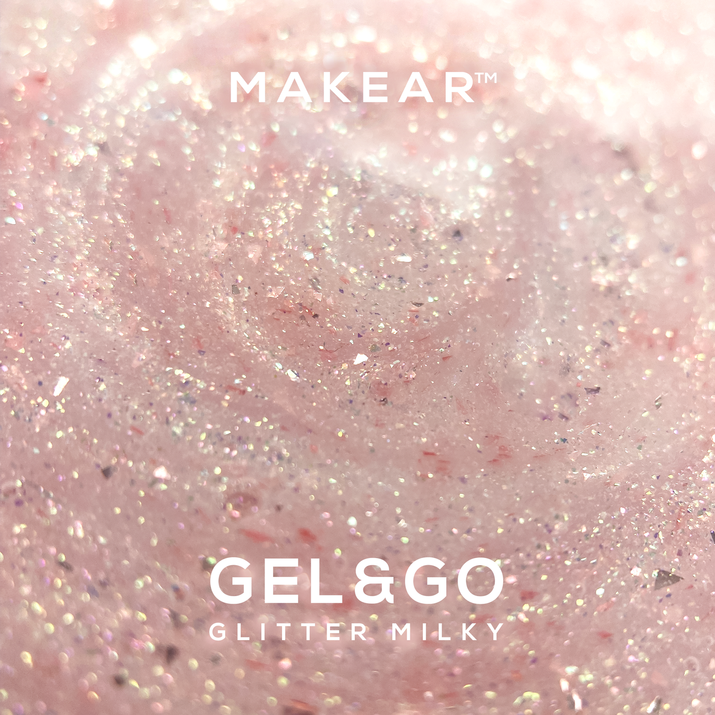 Gel & Co - Gg20 – GLITTER MILKY - 50 Ml  MAKEAR