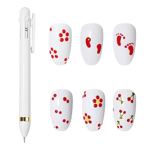 STYLO A POINTILLER 4 EN 1 POUR NAIL ART RARJSM