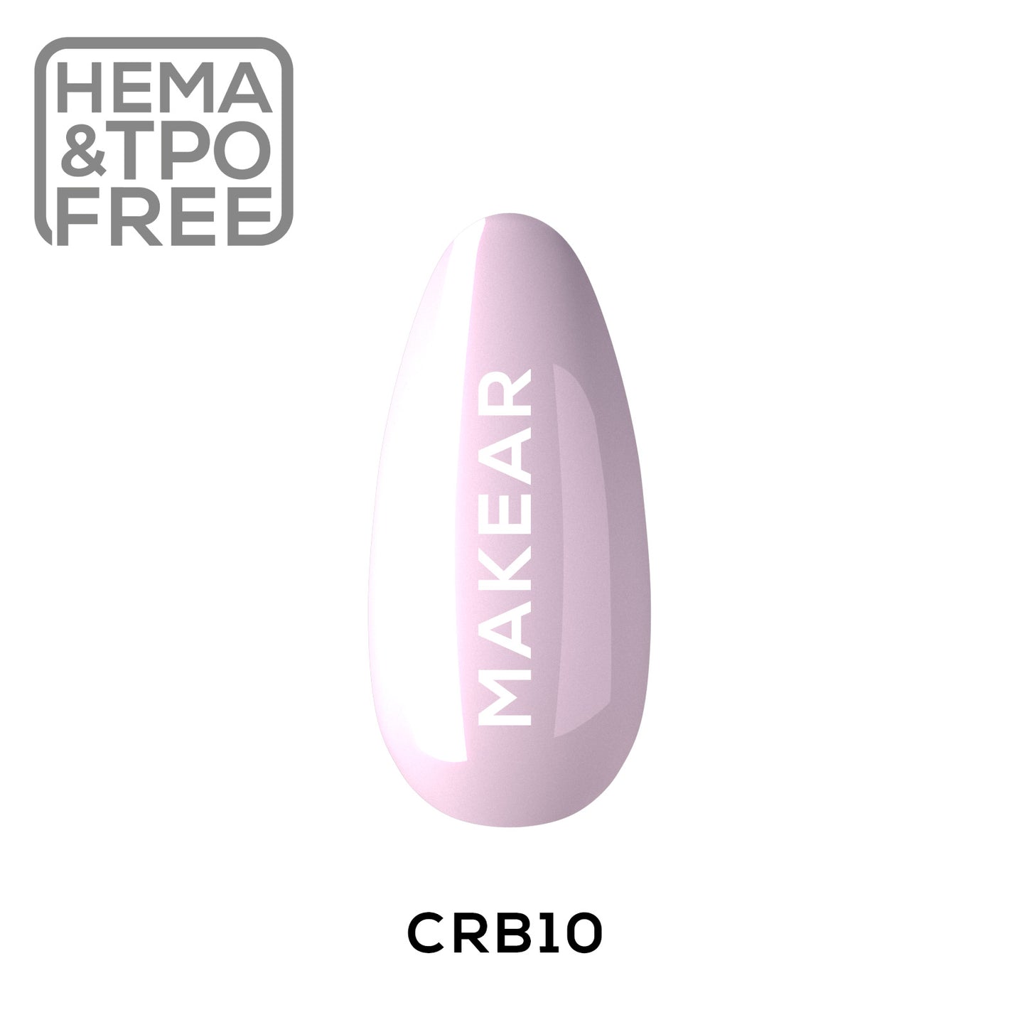 COLOR RUBBER BASE CRB10 LIGHT PINK MAKEAR