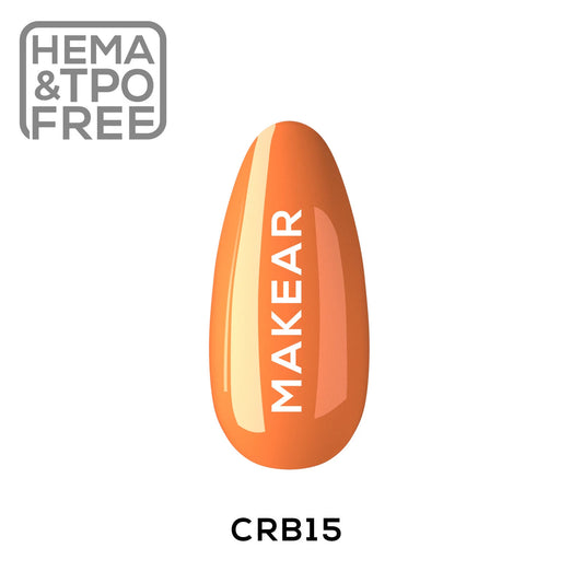 Color Rubber Base 15 - SPARKING ORANGE  - MAKEAR