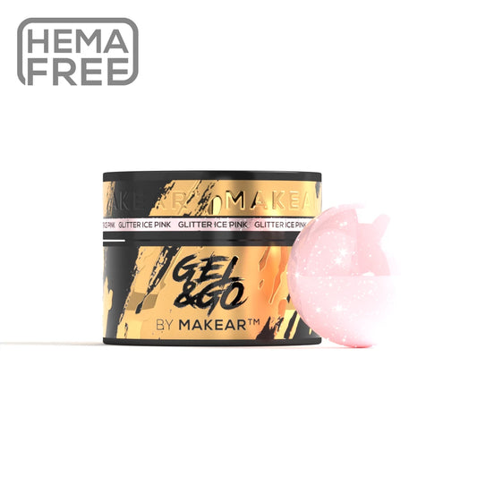 Gel & Co - Gg21 – GLITTER ICE PINK  - 15 Ml MAKEAR