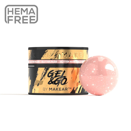 Gel & Co - Gg26 – GLITTER NUDE - MAKEAR
