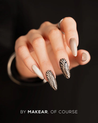 Gel effet Grattage Nail Art Makear