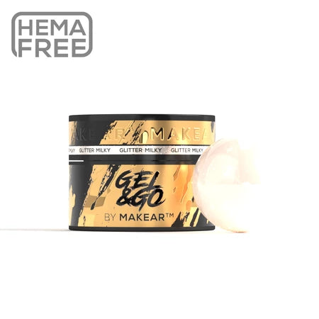 Gel & Co - Gg20 – GLITTER MILKY - 15 Ml MAKEAR