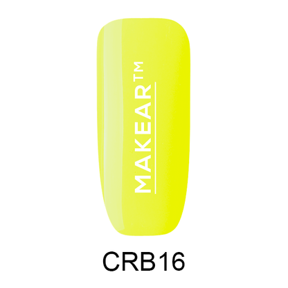 COLOR RUBBER BASE 16 - BAHAMA YELLOW  - MAKEAR