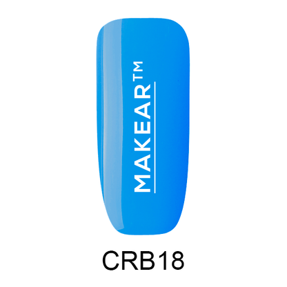 COLOR RUBBER BASE 18 - LAGOON BLUE - MAKEAR